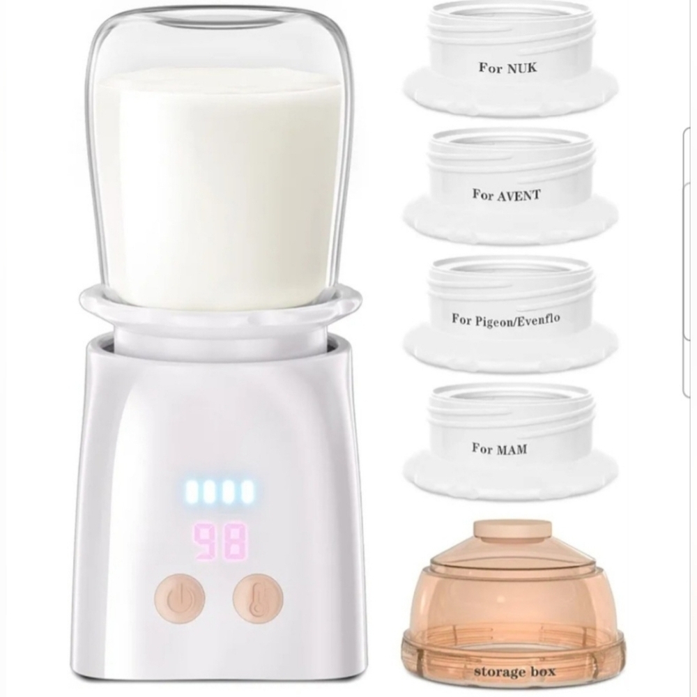 Bottle Warmer, Portable Bottle Warmer with Glass Bottle NEW